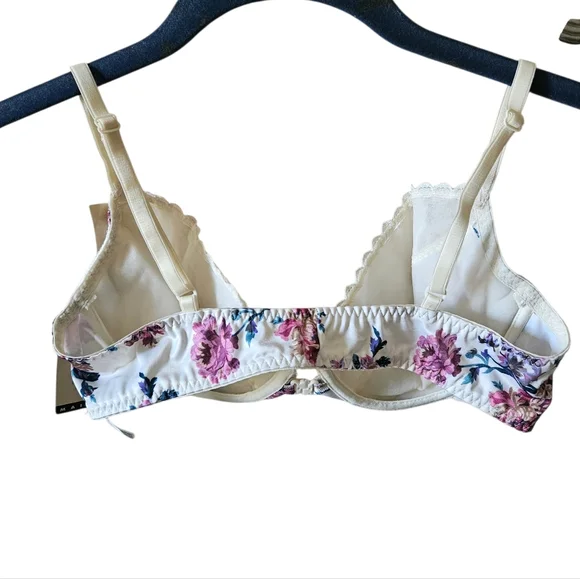 Maidenform Floral Print Front-Close Underwire Bra 36C - NWT - Picture 2 of 4